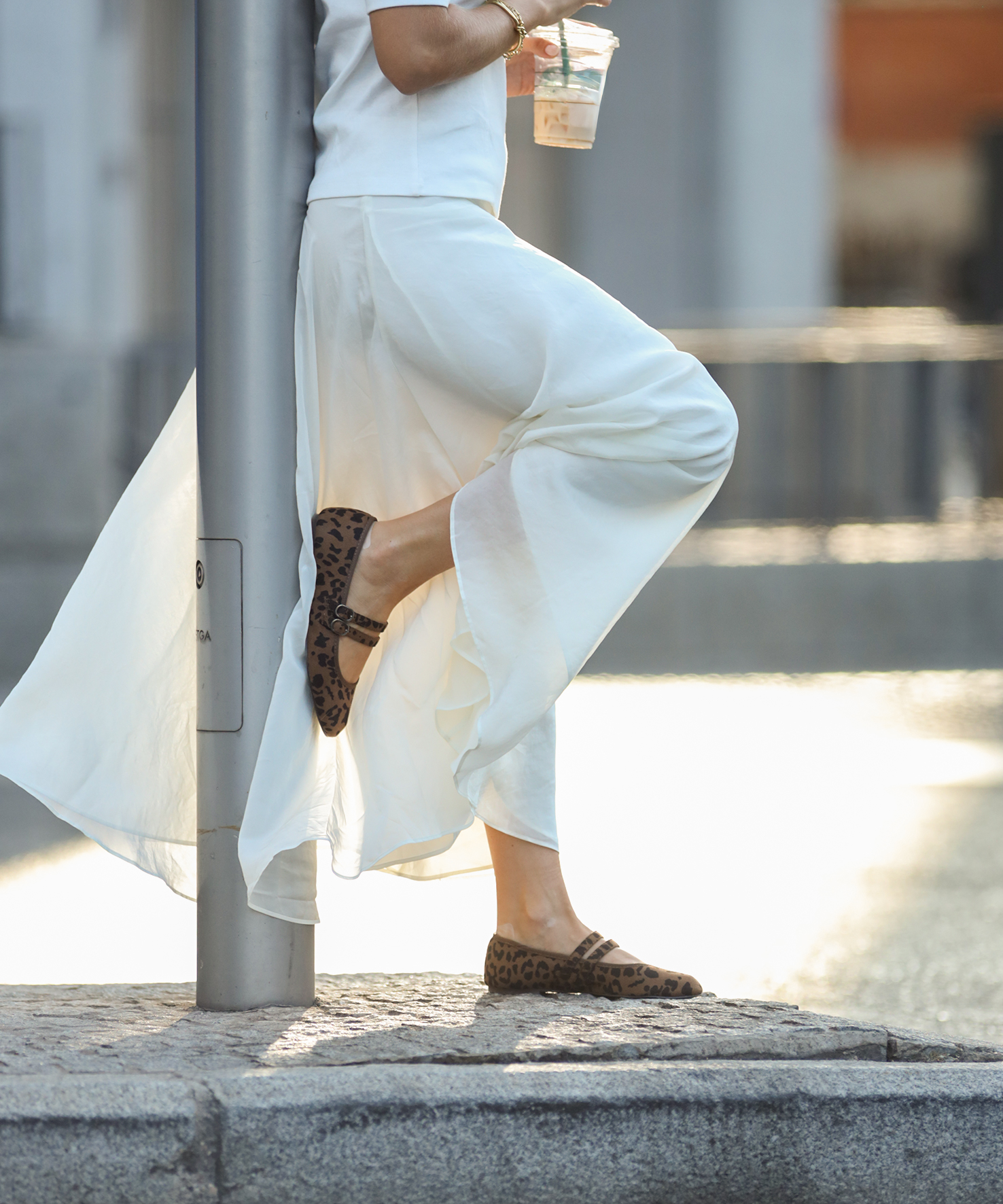 Bailarinas print leopardo image number null